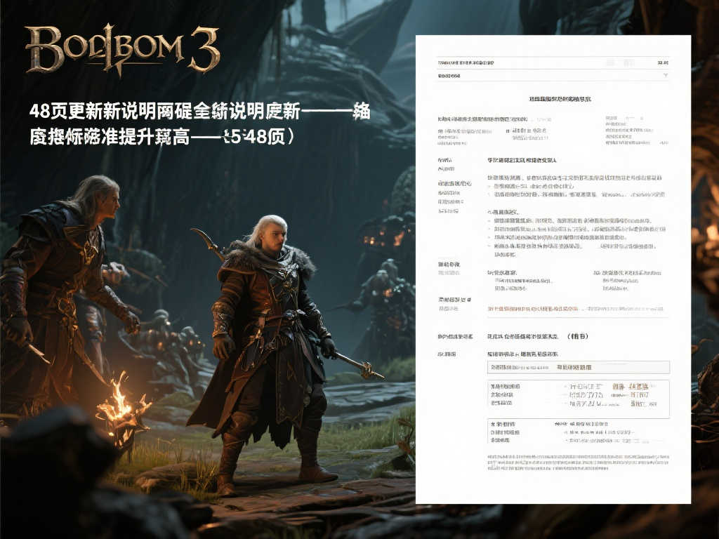 震撼更新!《博德之门3》第8次大型补丁说明竟达48页之巨 震撼更新!《博德之门3》第8次大型补丁说明竟达48页之巨