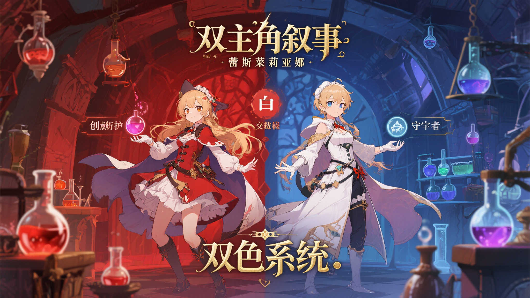 双重主角与双色魅力——揭秘蕾斯莱莉娅娜的炼金工房制作理念